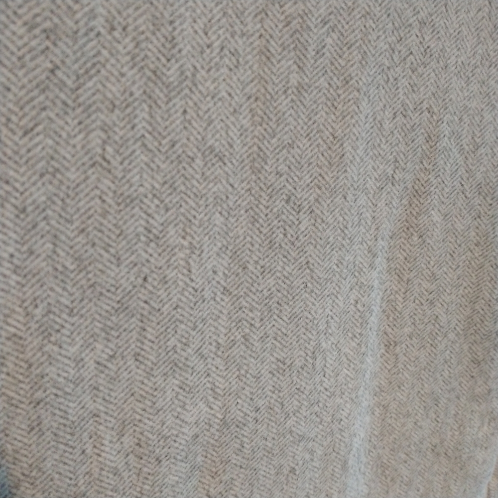 Kyodan Outdoors Brushed Jacquard Soft Grey Herringbone Quarter Zip Top Jacket L - Picture 6 of 12